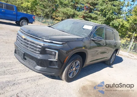 2025 Chevrolet Traverse Awd Lt из США, поврежденный, VIN 1GNEVGRSXSJ205270